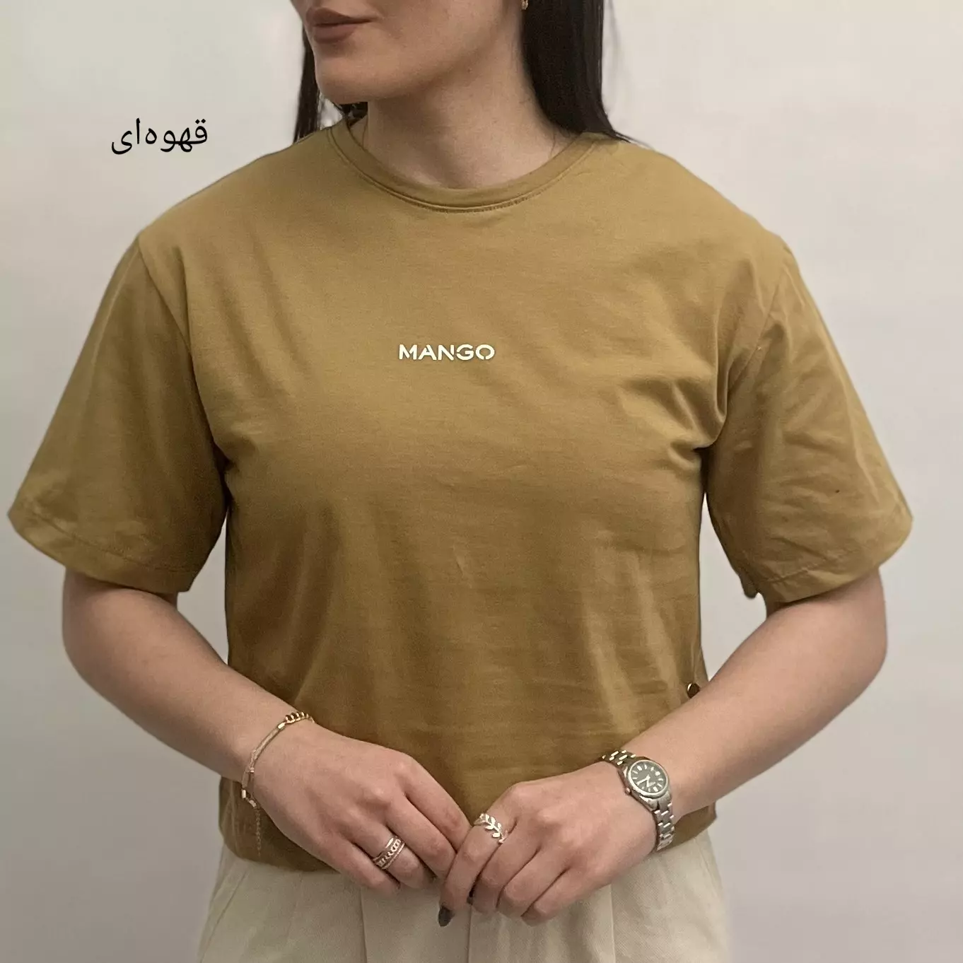 تیشرت کراپ منگو 008172783