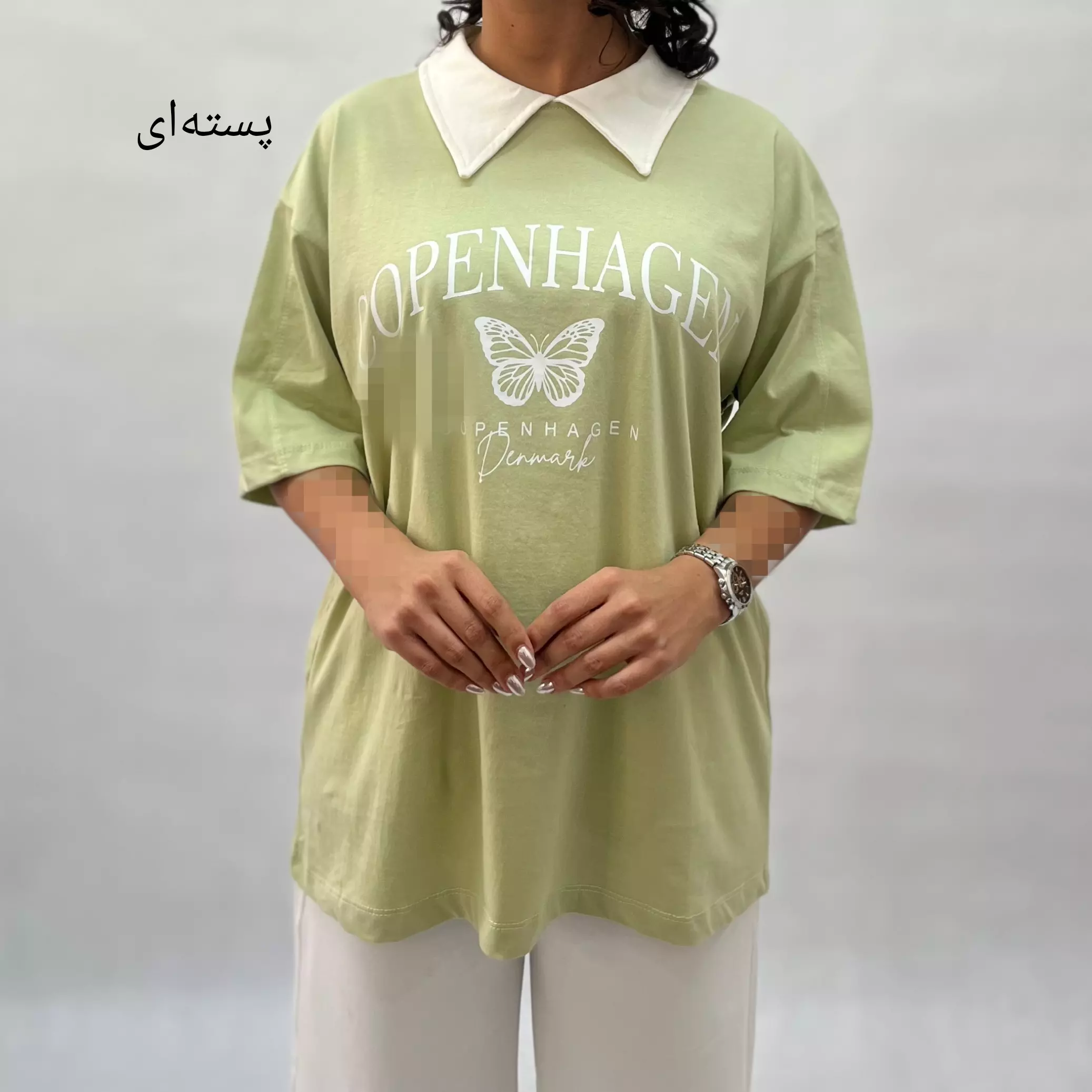 تیشرت زنانه جلو چاپ 00111575194