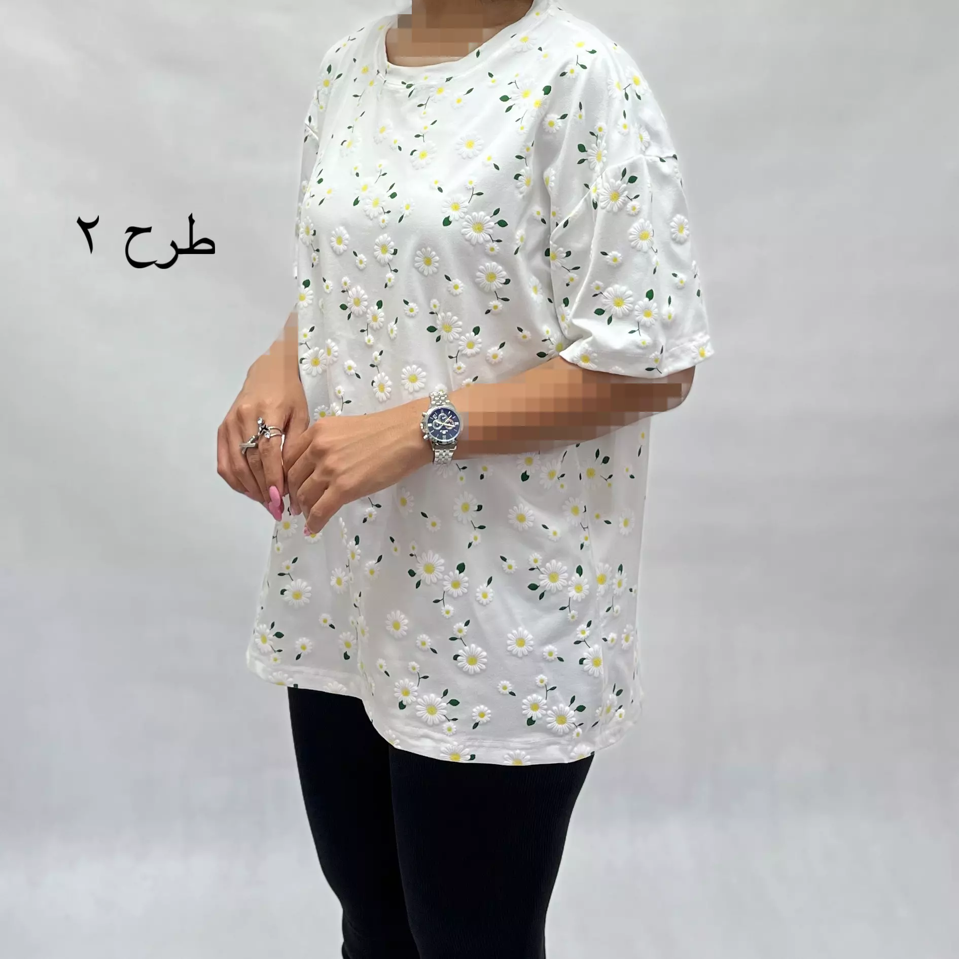 تیشرت زنانه گل بابونه 0011575918