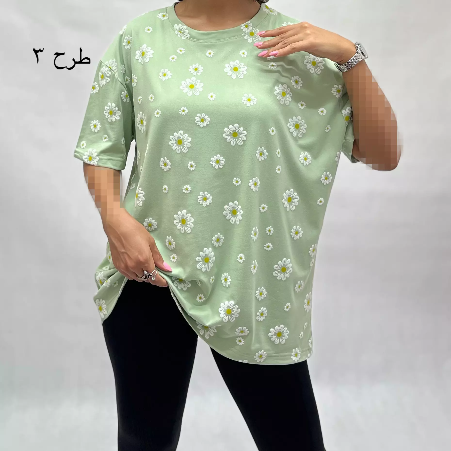 تیشرت زنانه گل بابونه 0011575918