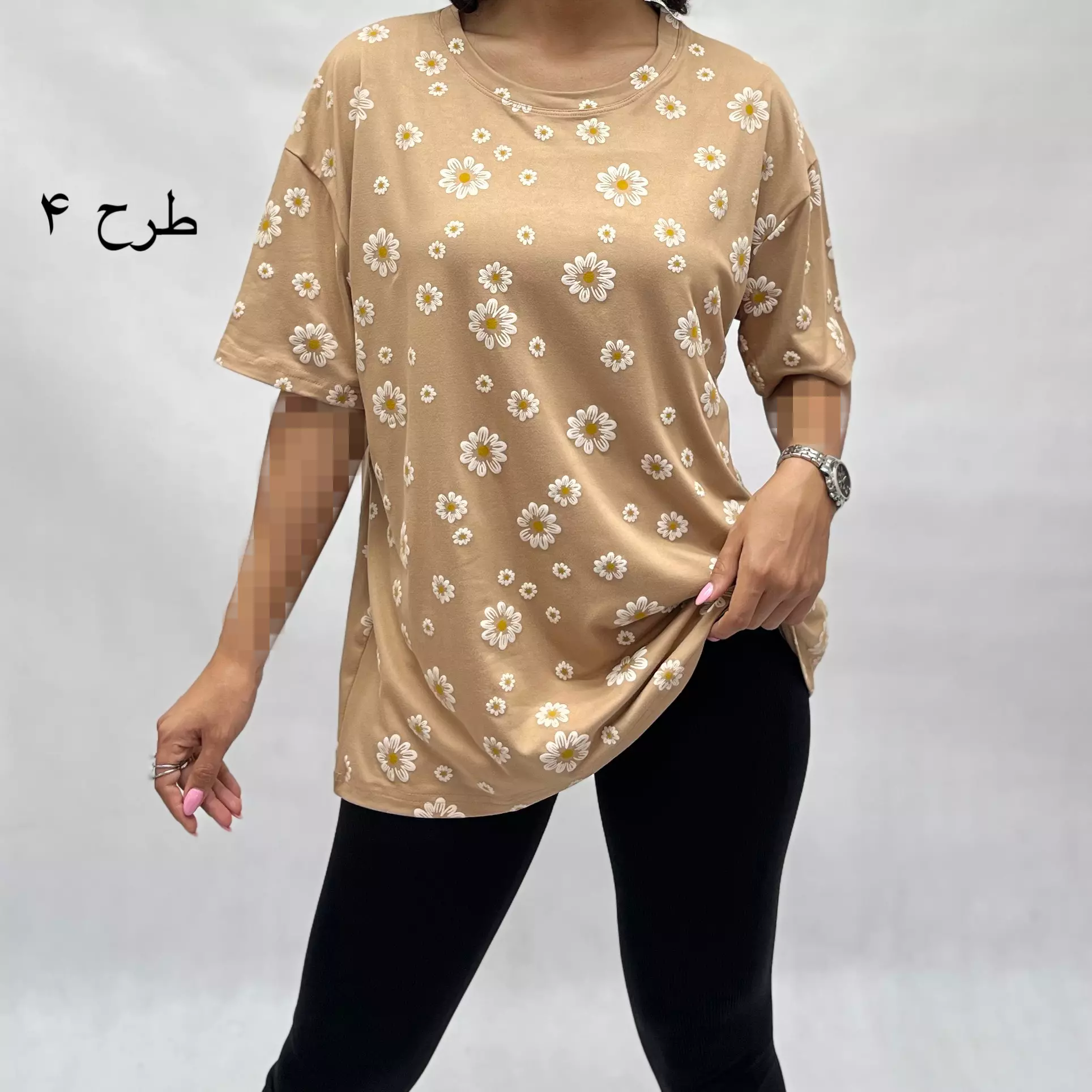 تیشرت زنانه گل بابونه 0011575918