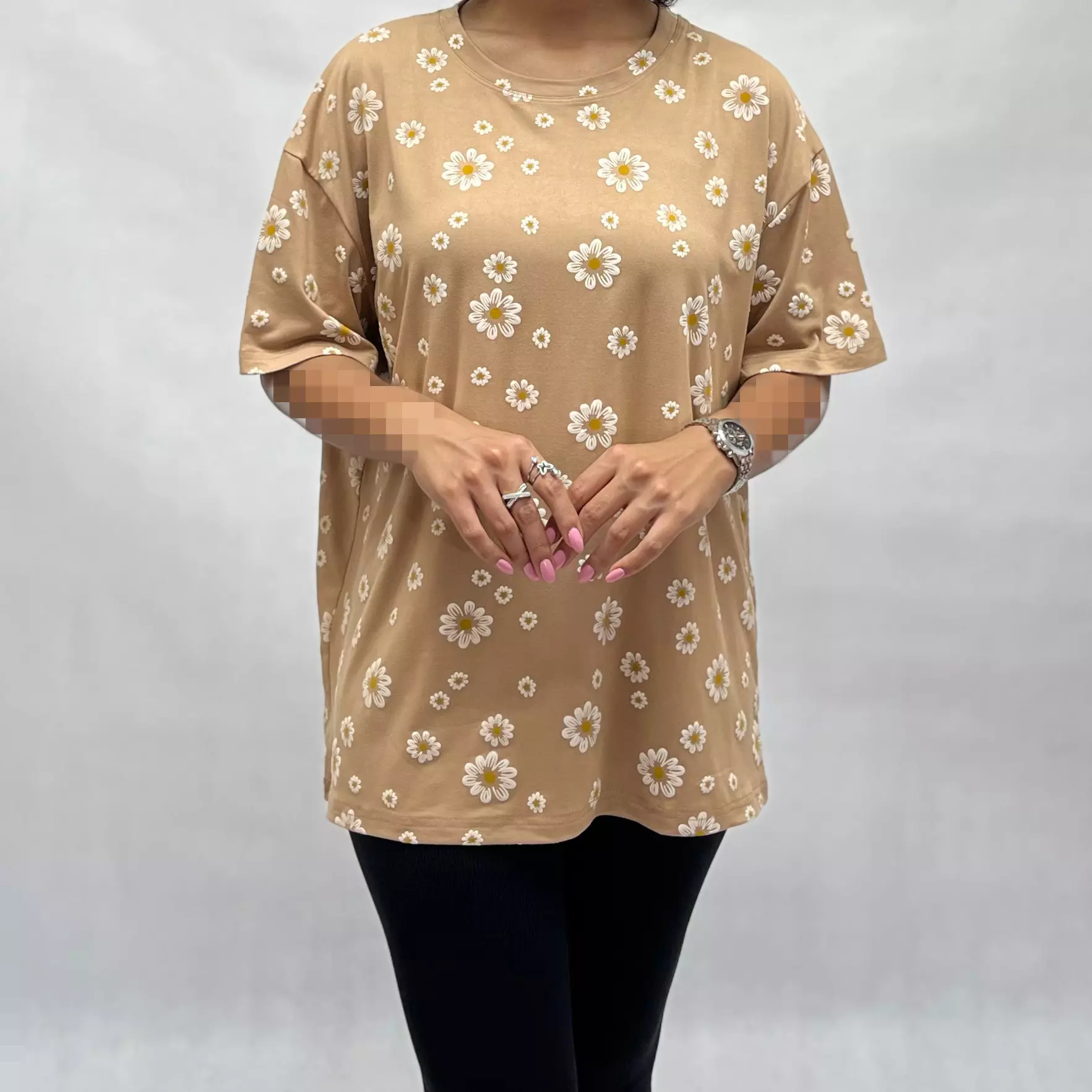 تیشرت زنانه گل بابونه 0011575918