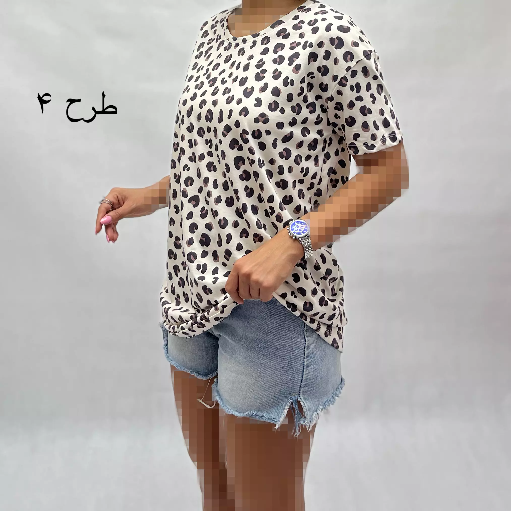 تیشرت زنانه پلنگی 001155926