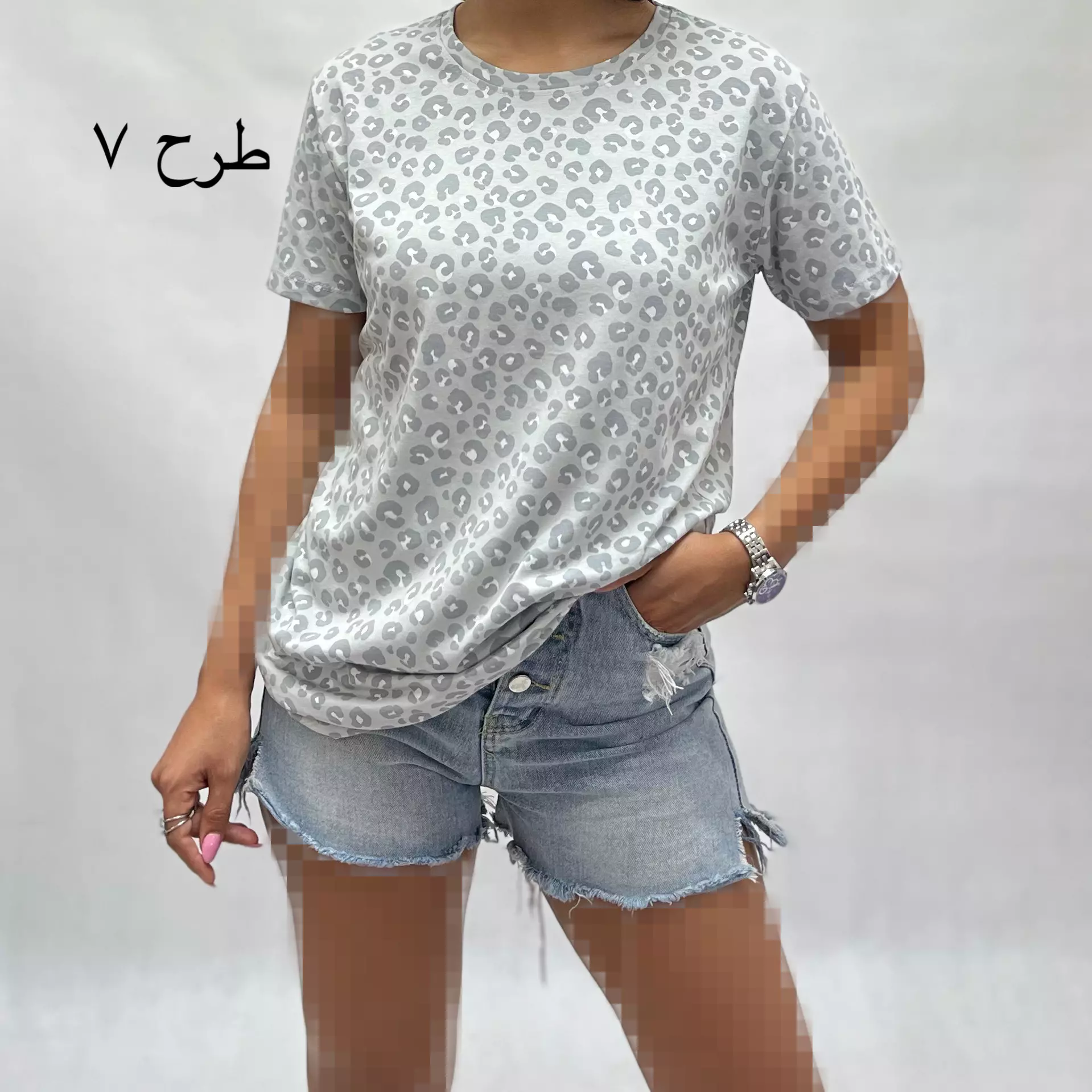 تیشرت زنانه پلنگی 001155926