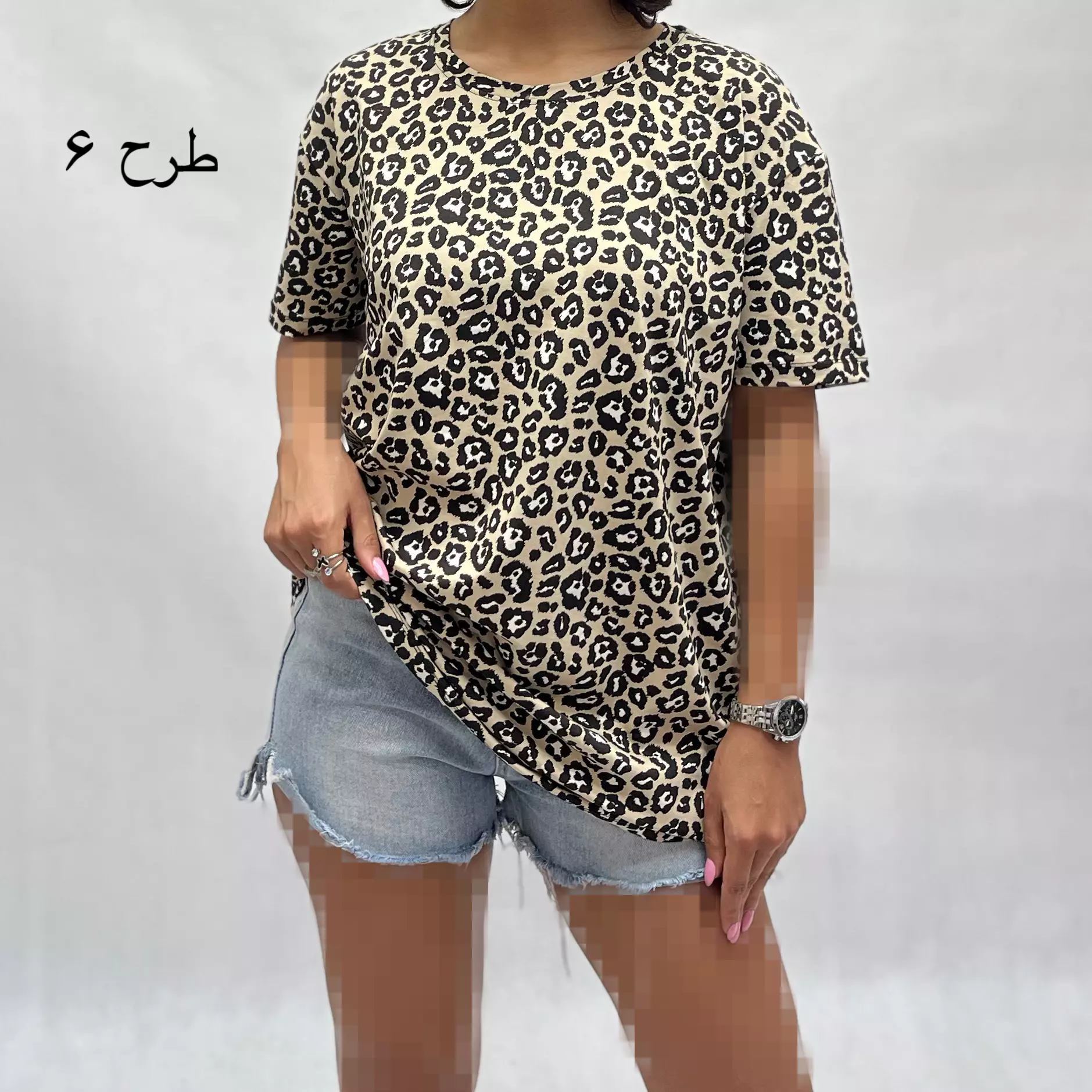 تیشرت زنانه پلنگی 001155926