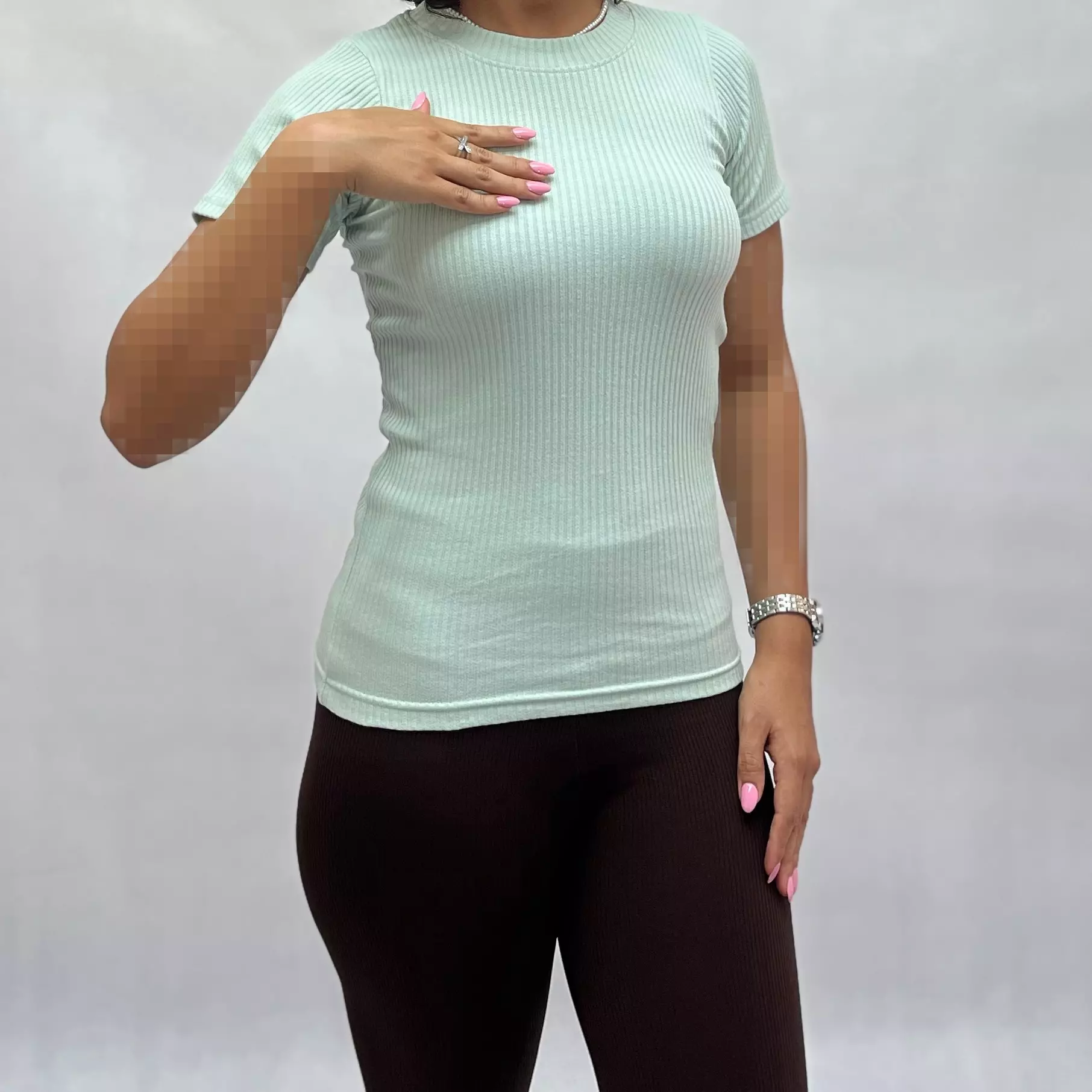 تیشرت زنانه کبریتی 00115106185