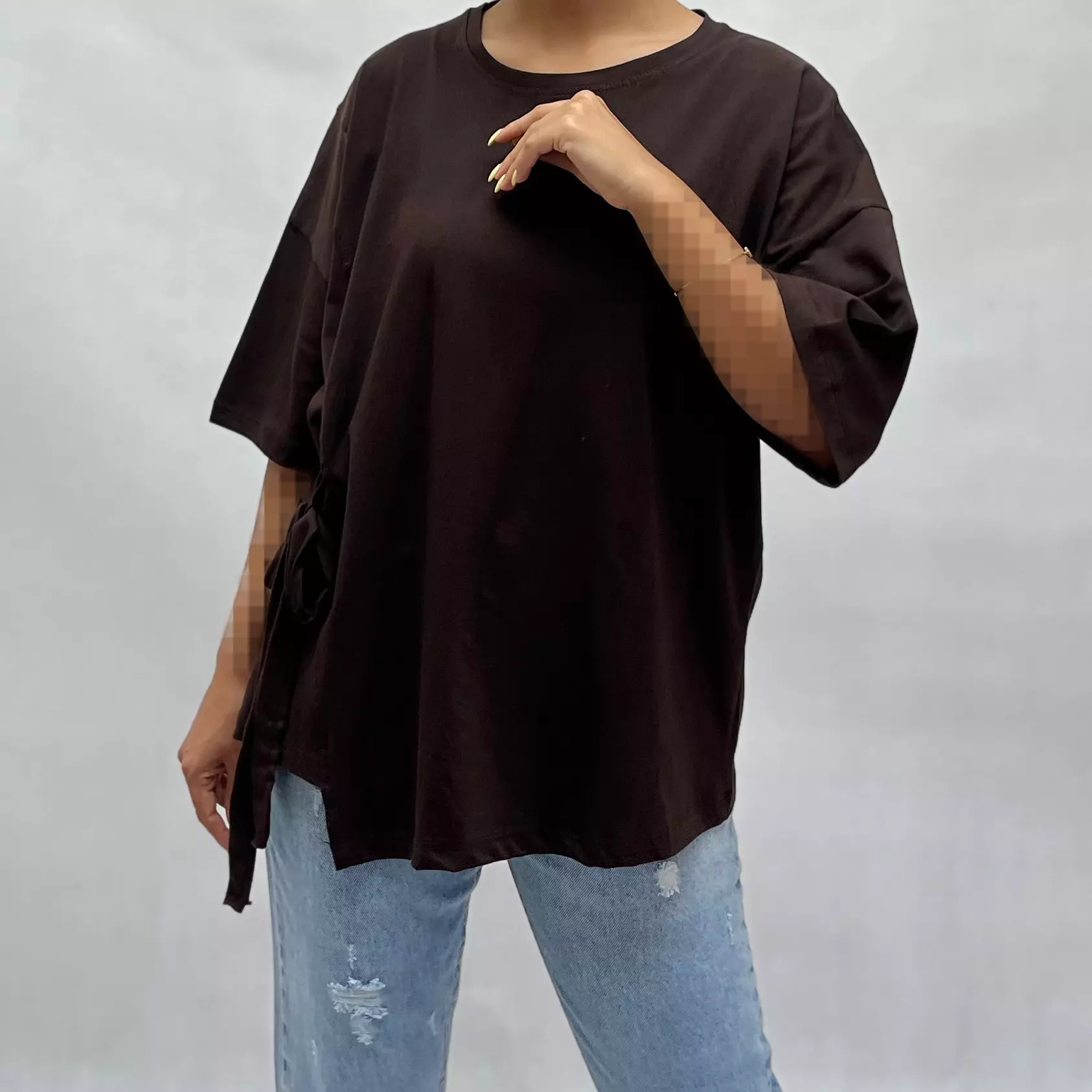 تیشرت زنانه بغل گره 001111977987
