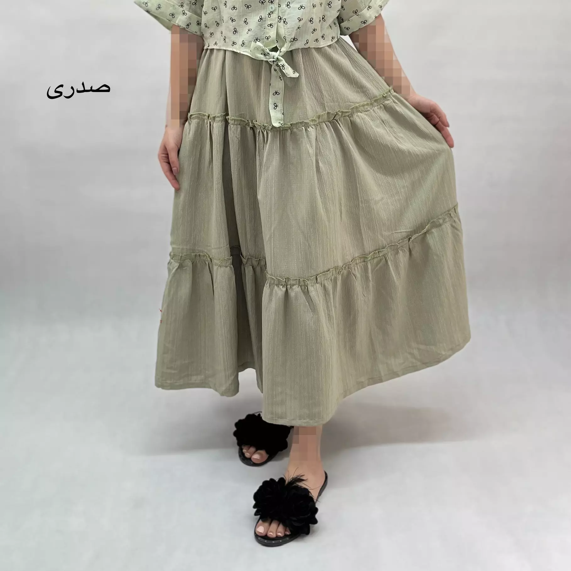 دامن زنانه بلند پفکی 00421108277928