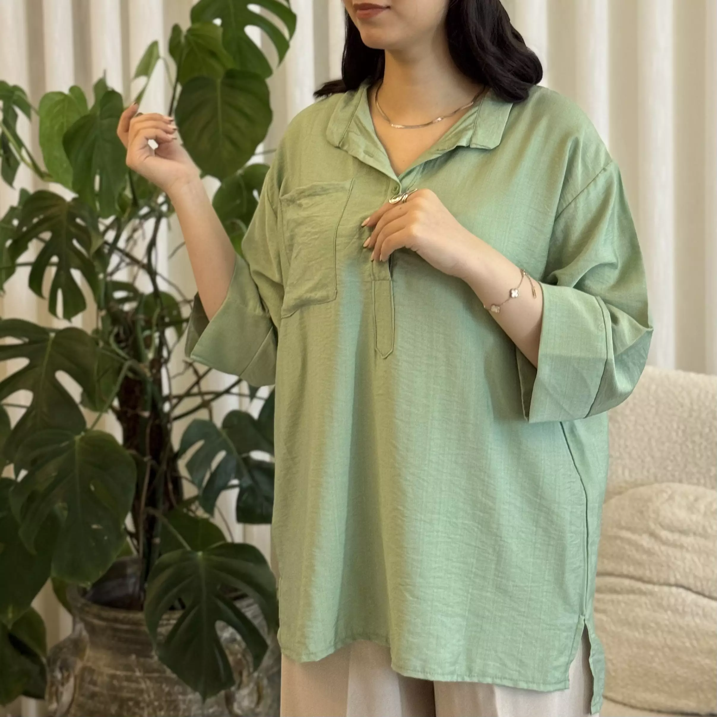 شومیز سه دکمه 00291367940