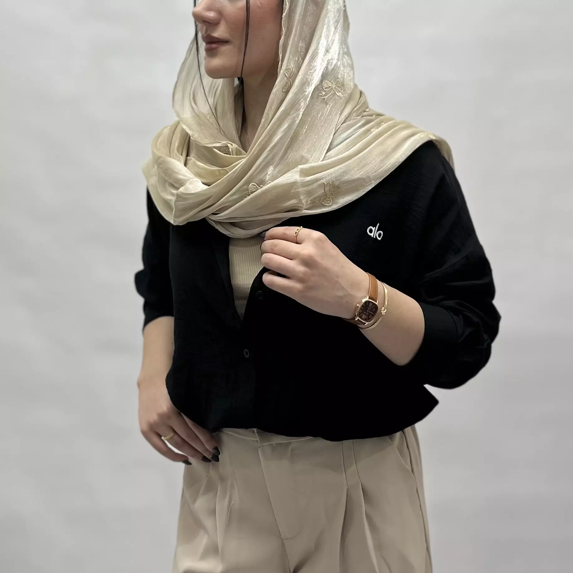 شومیز زنانه شیشه ای الو 00291341044106