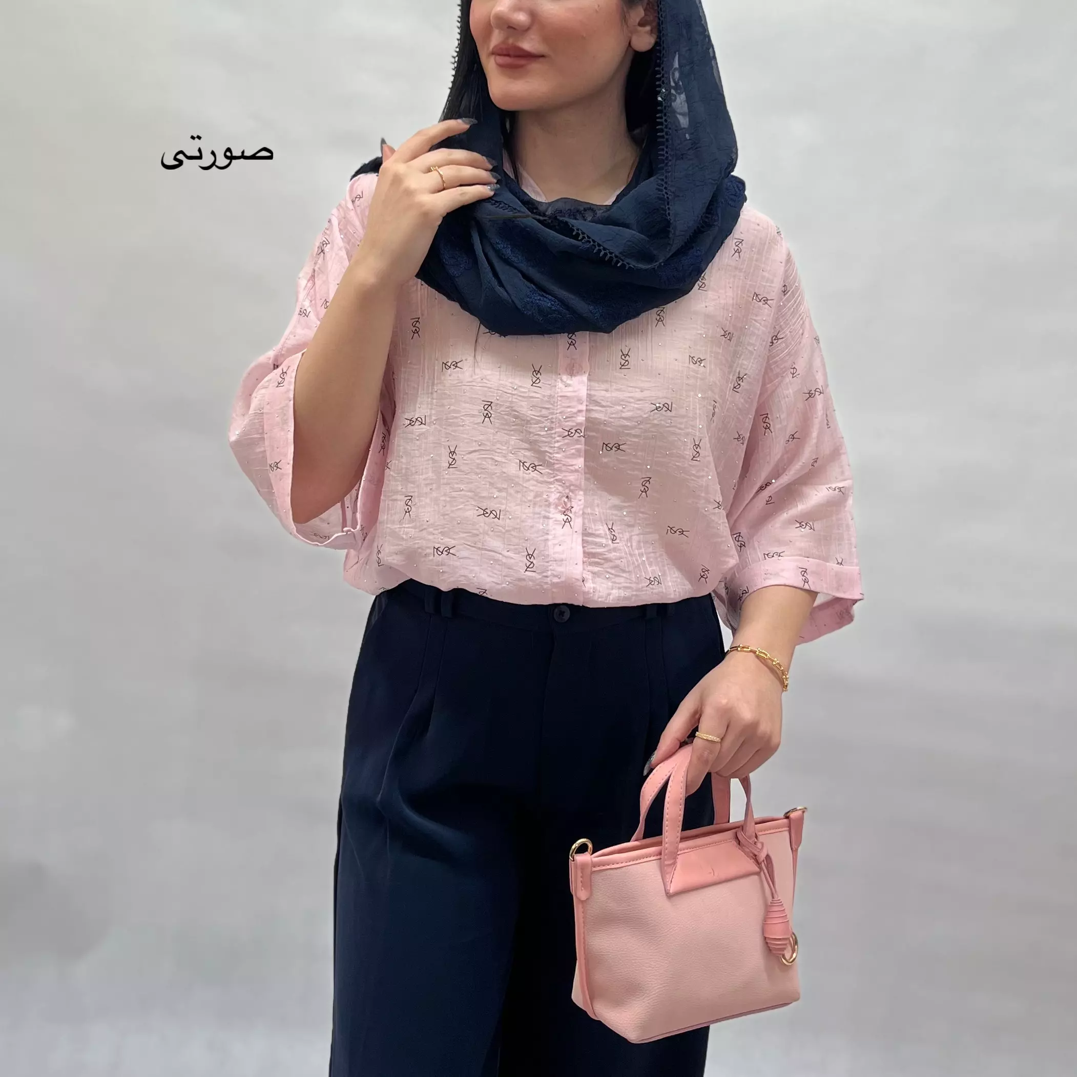 شومیز تمام نگین 0029171045015