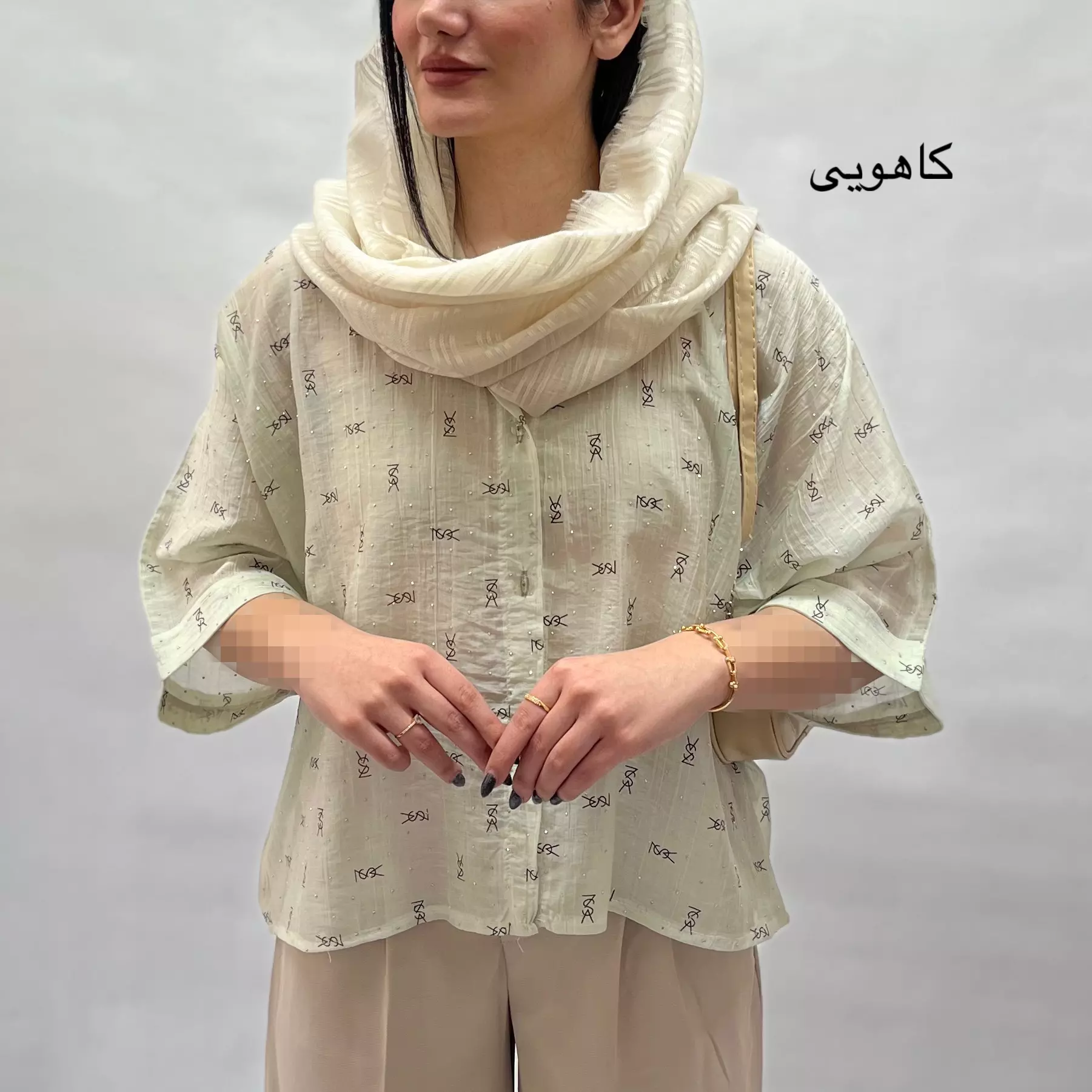 شومیز تمام نگین 0029171045015