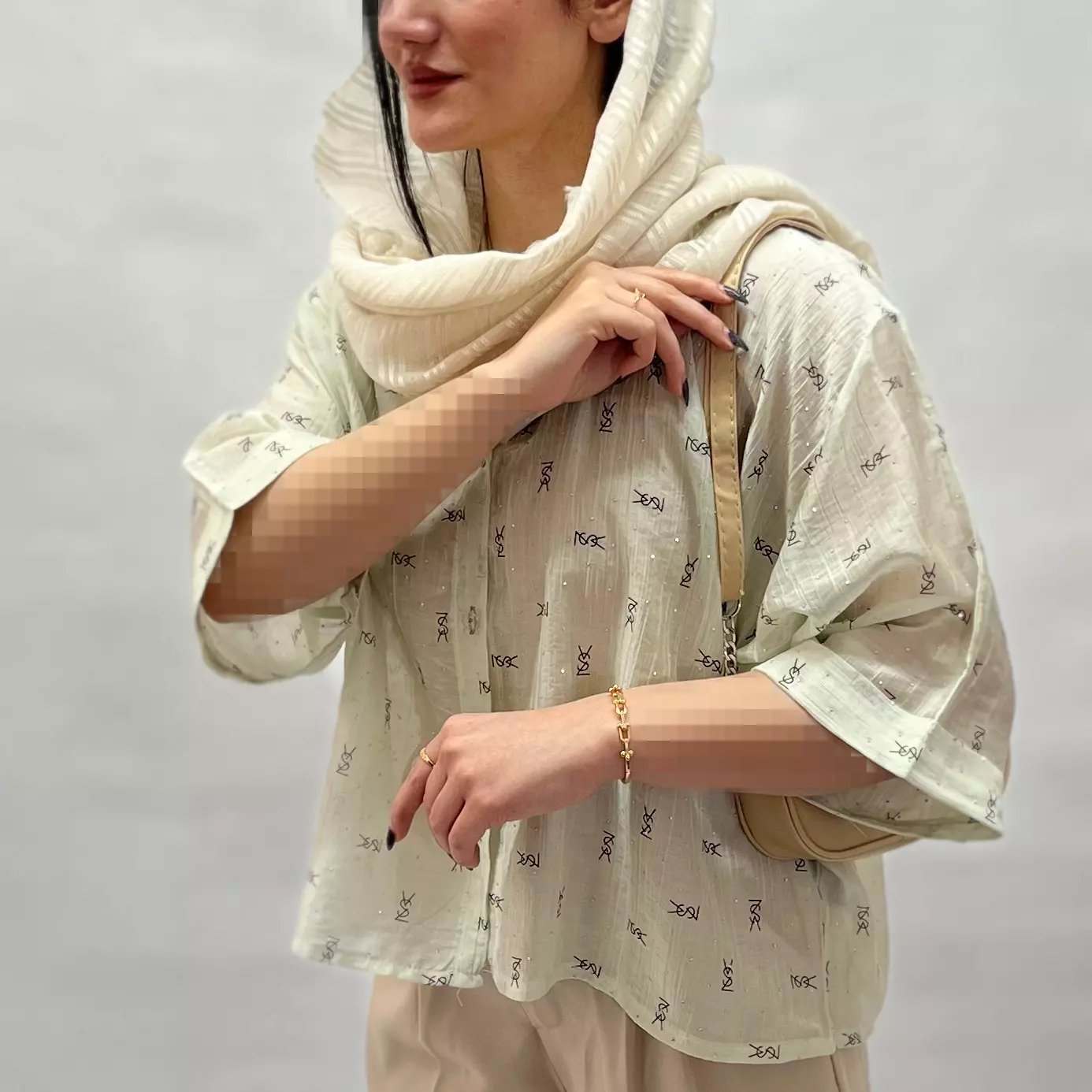 شومیز تمام نگین 0029171045015