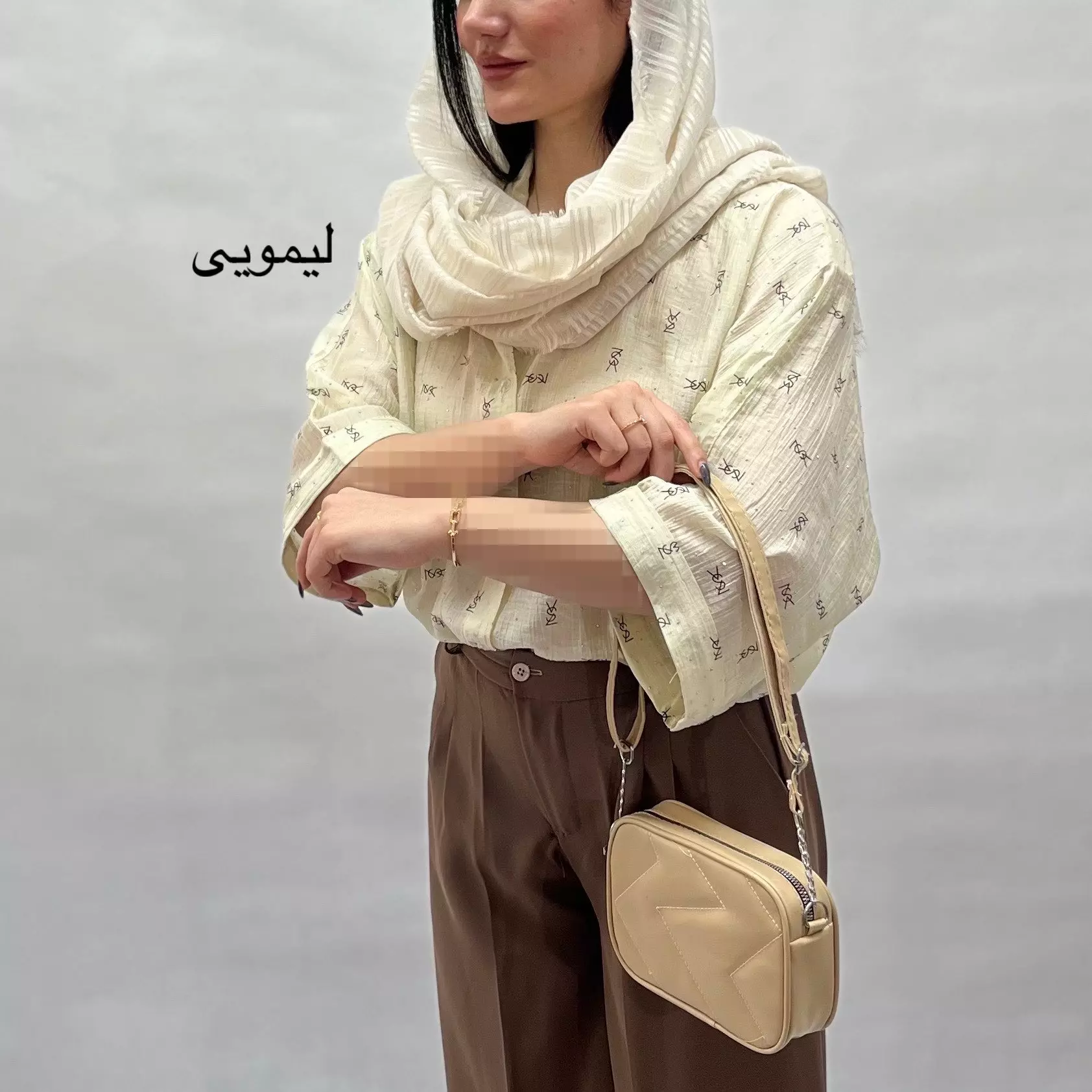 شومیز تمام نگین 0029171045015