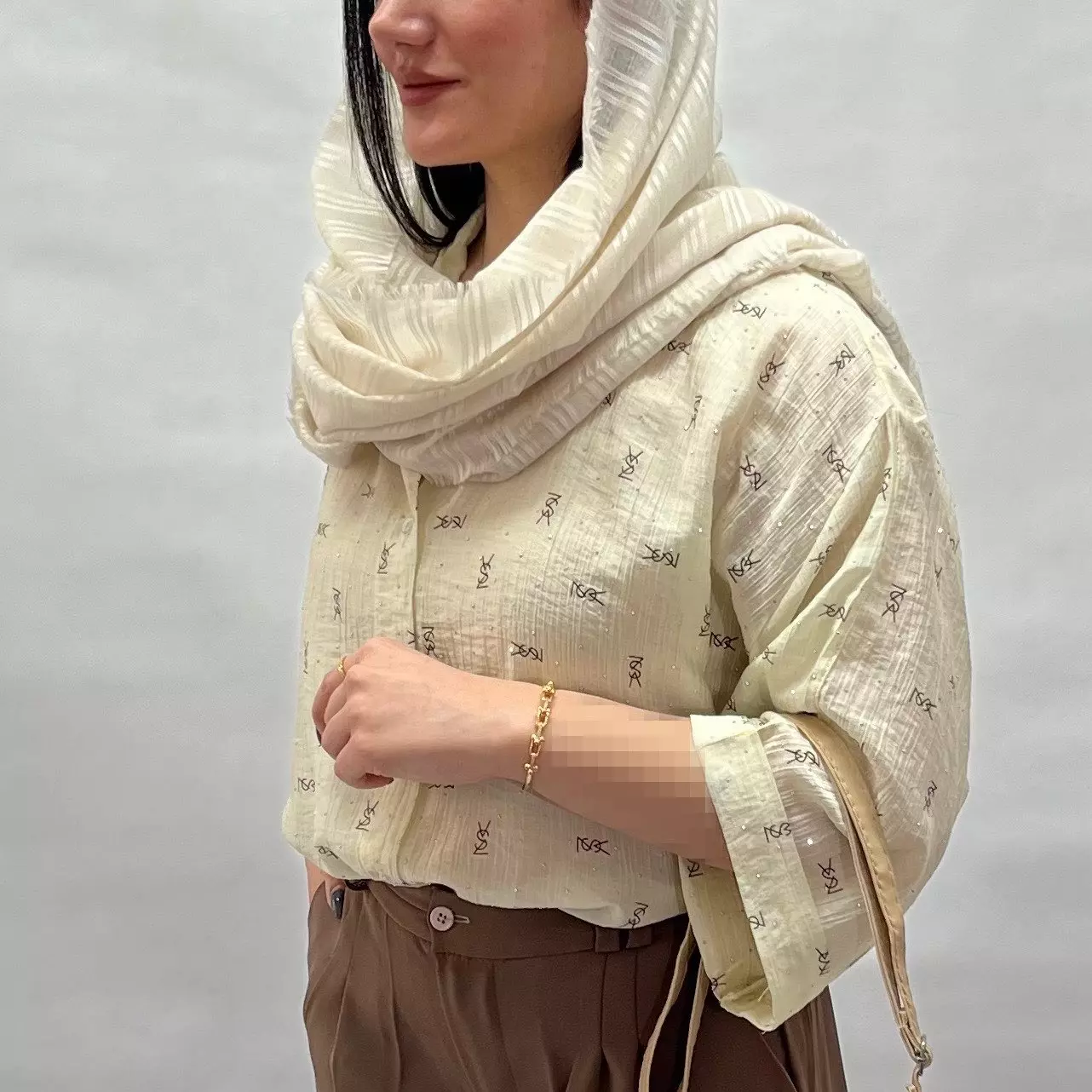 شومیز تمام نگین 0029171045015