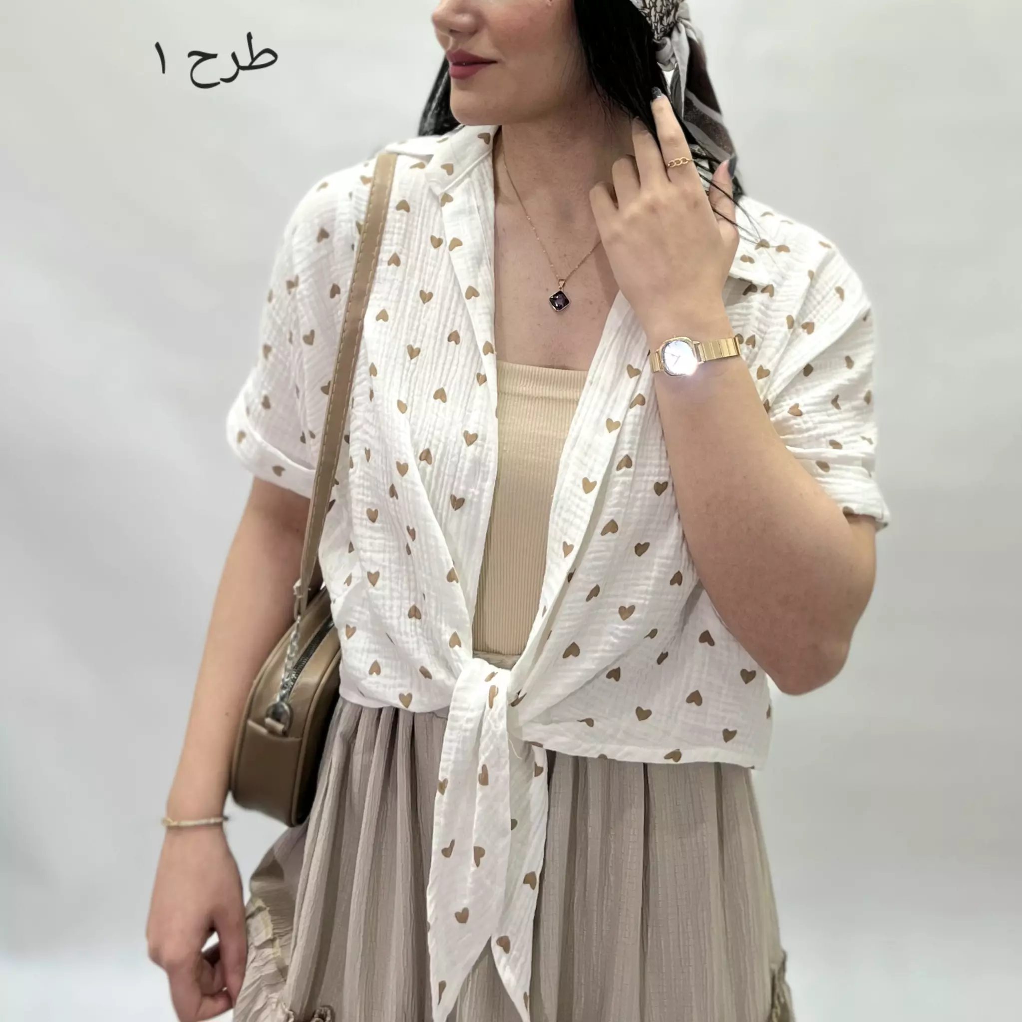 شومیز پفکی جلو گره 00291124275102