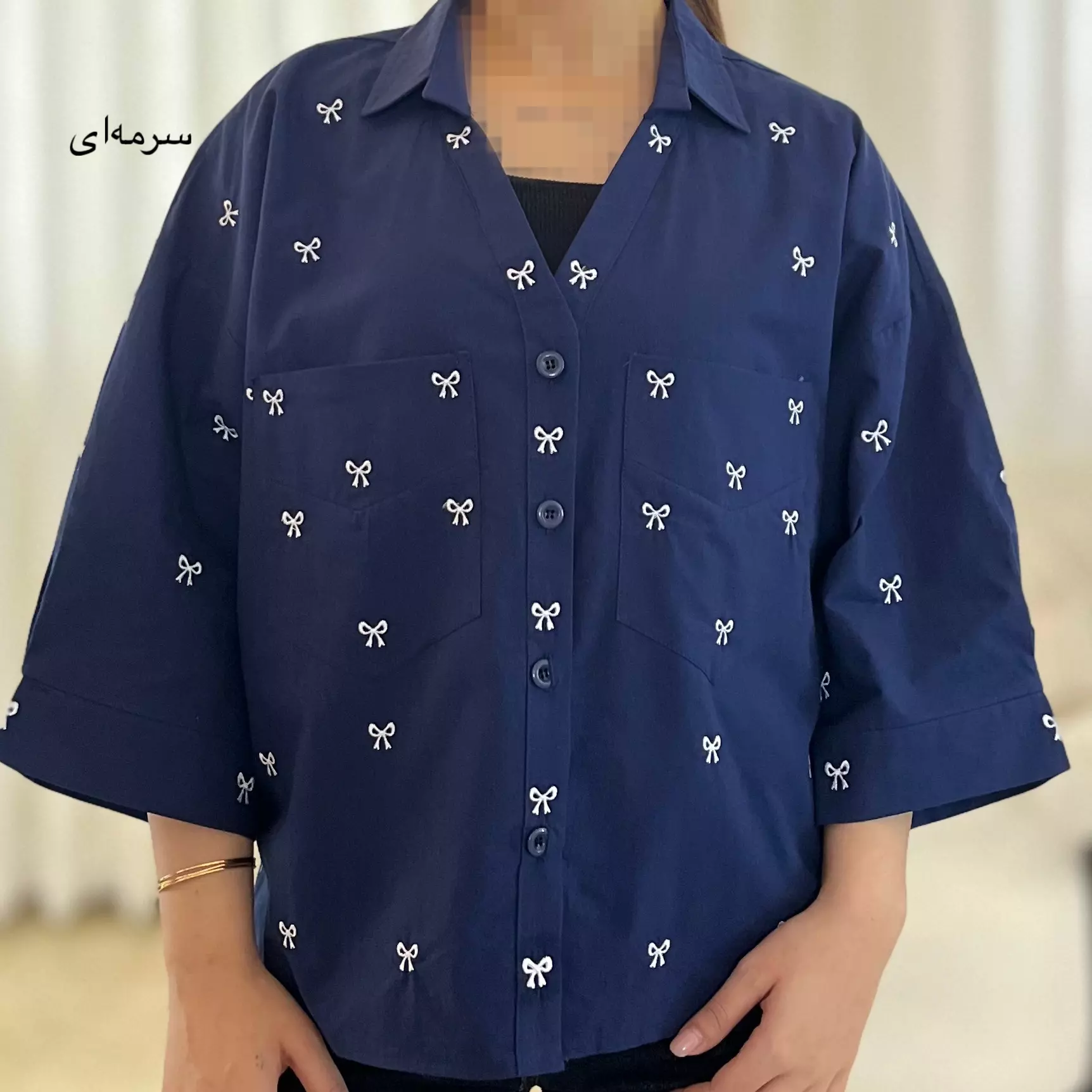 شومیز پاپیون 00291345168