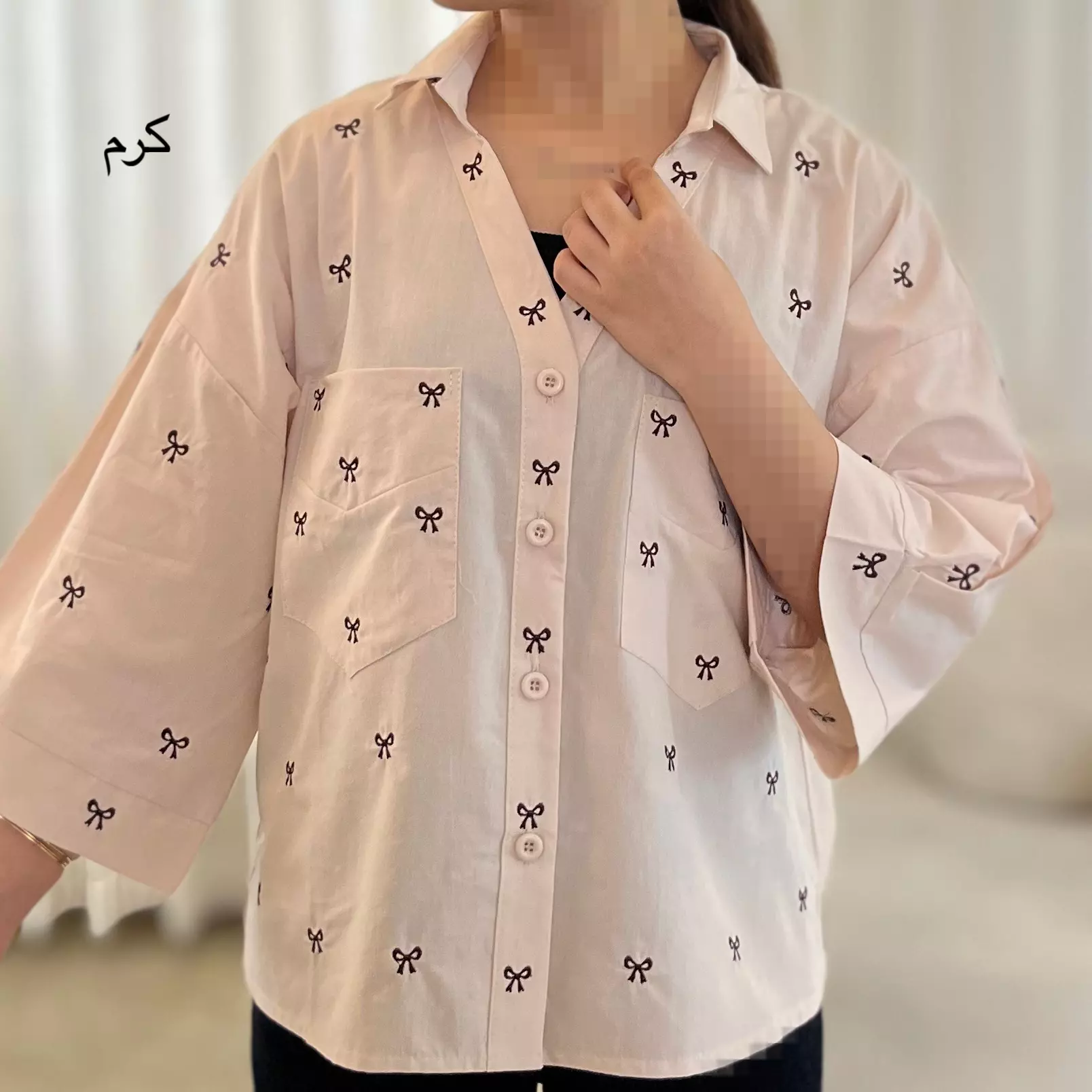 شومیز پاپیون 00291345168