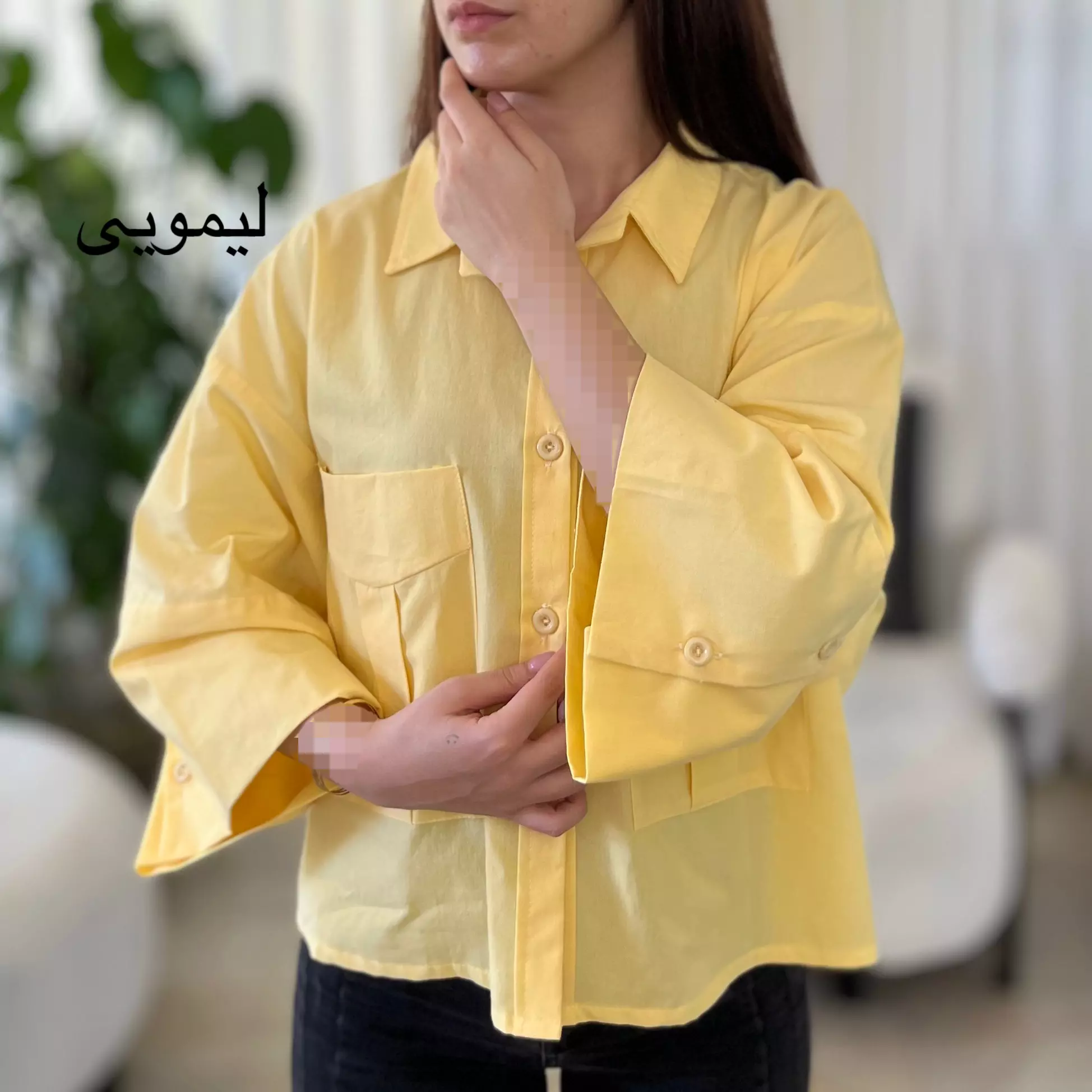 شومیز لینن 00291345173