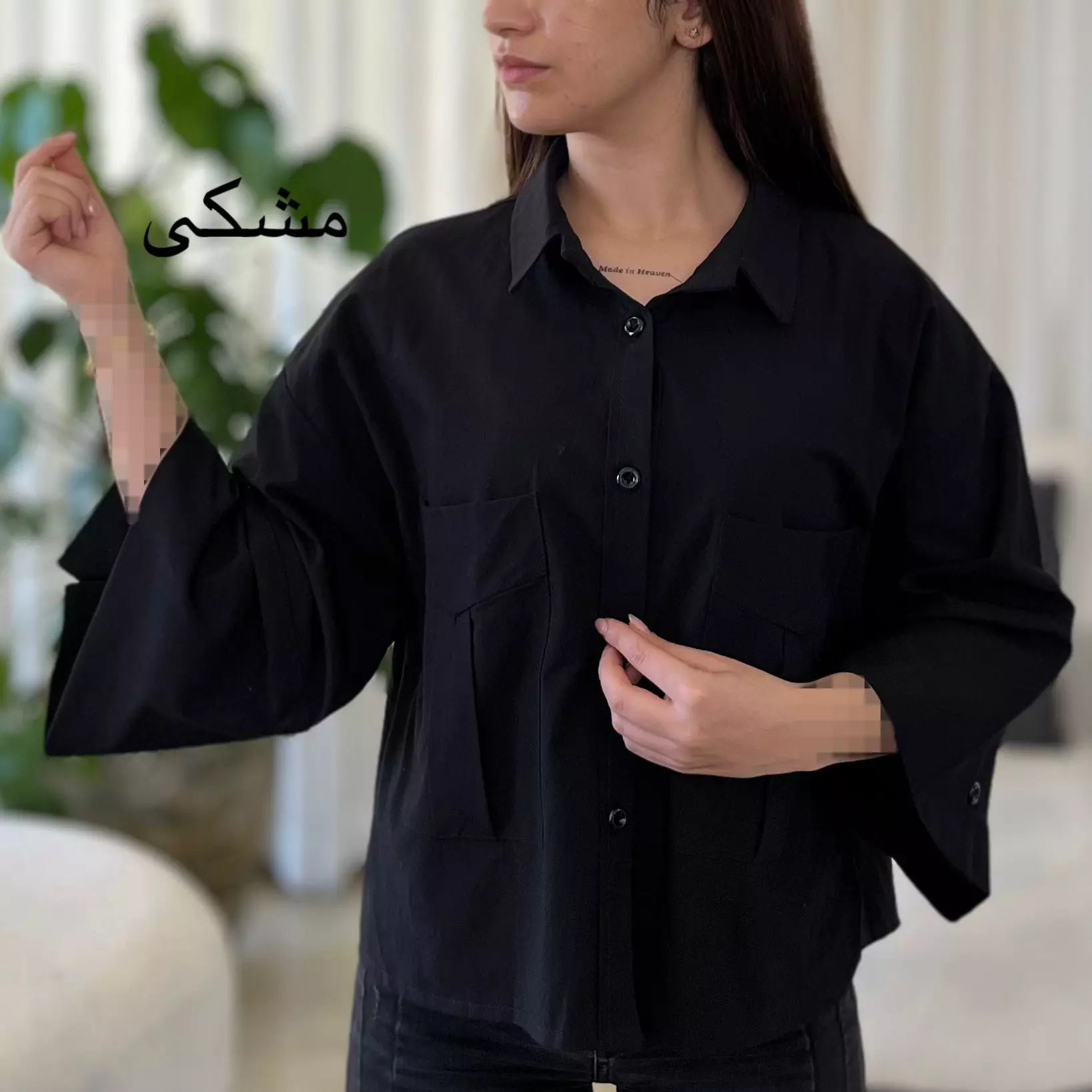 شومیز لینن 00291345173