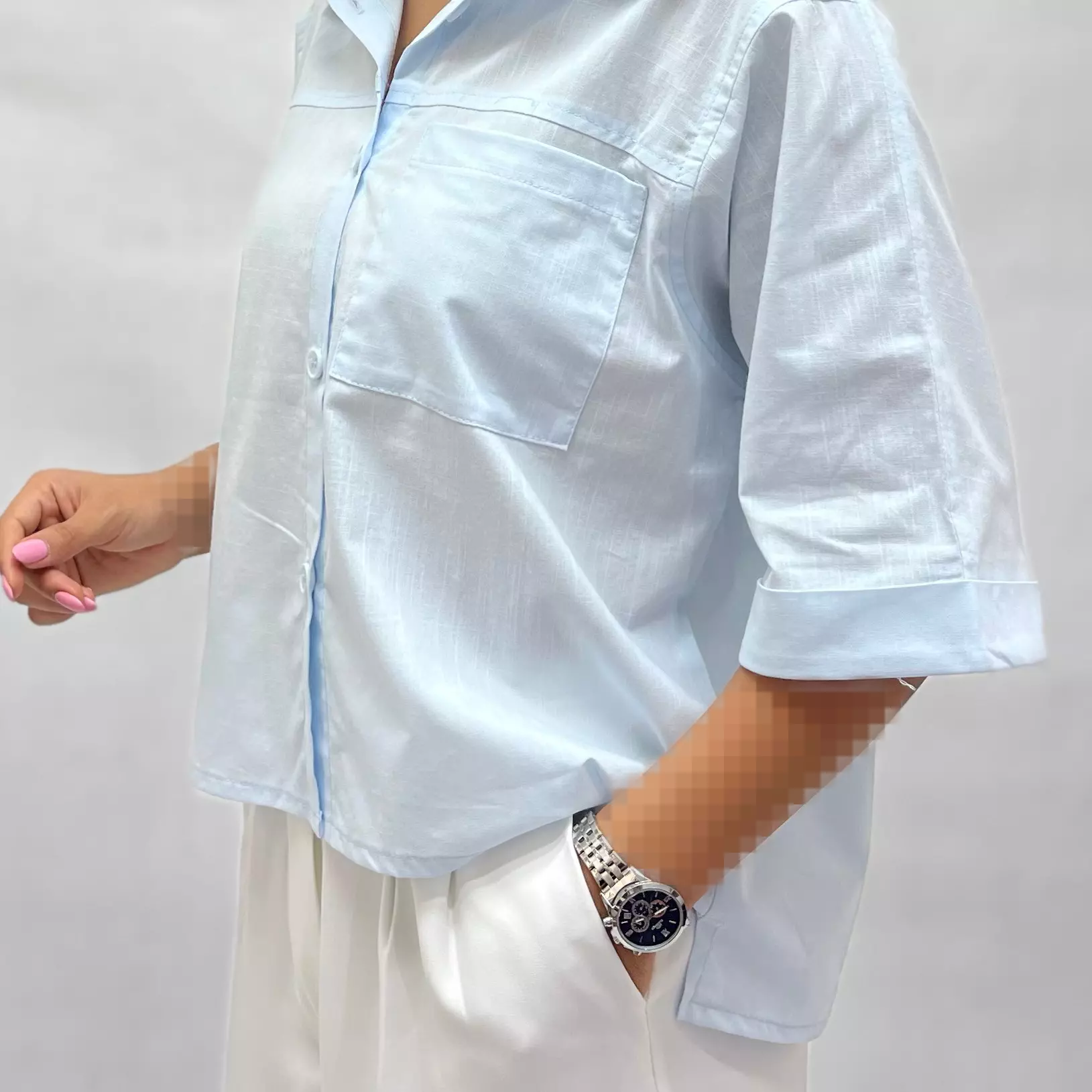 شومیز زنانه تک جیب 0029134316201