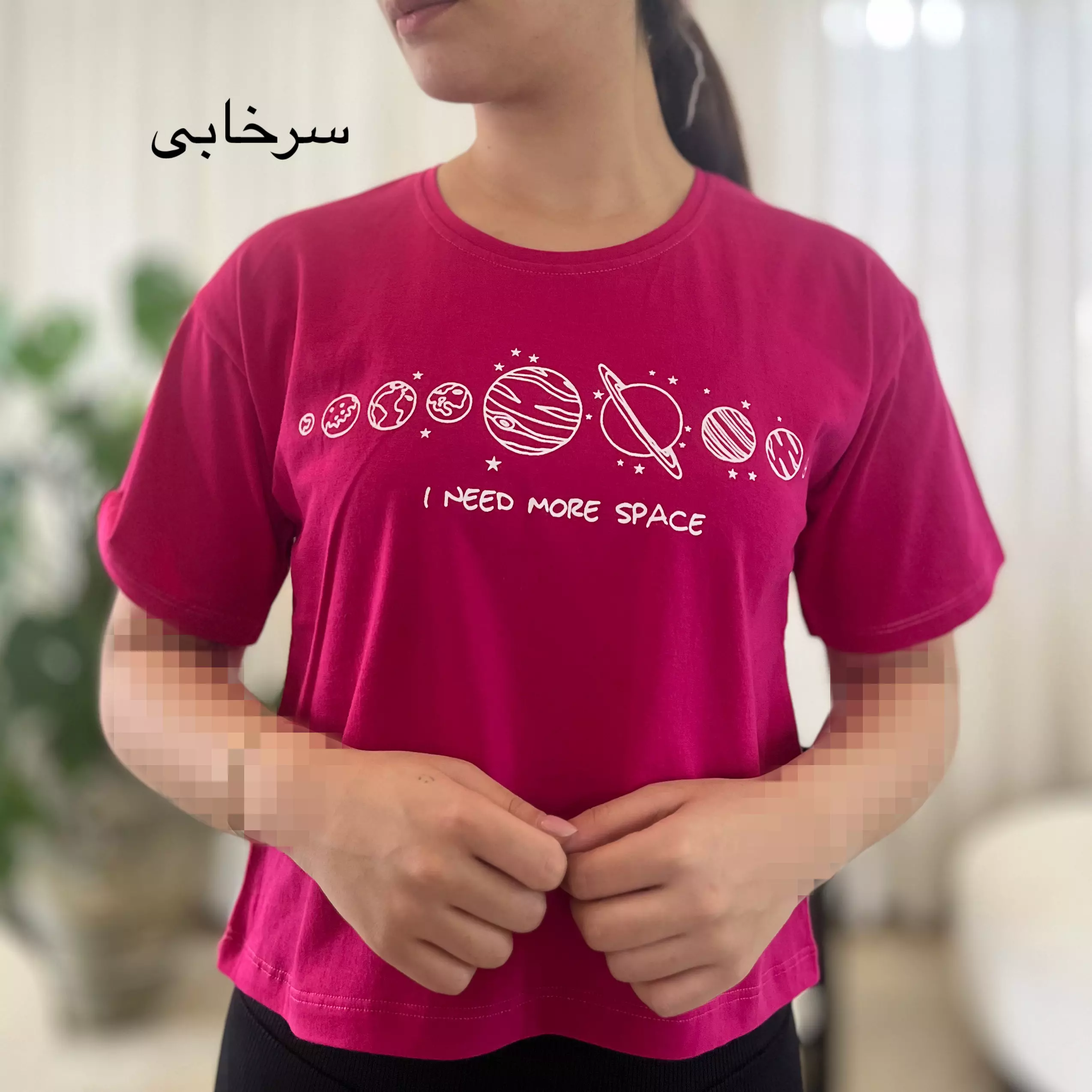 تیشرت کراپ سیاره 00812378039