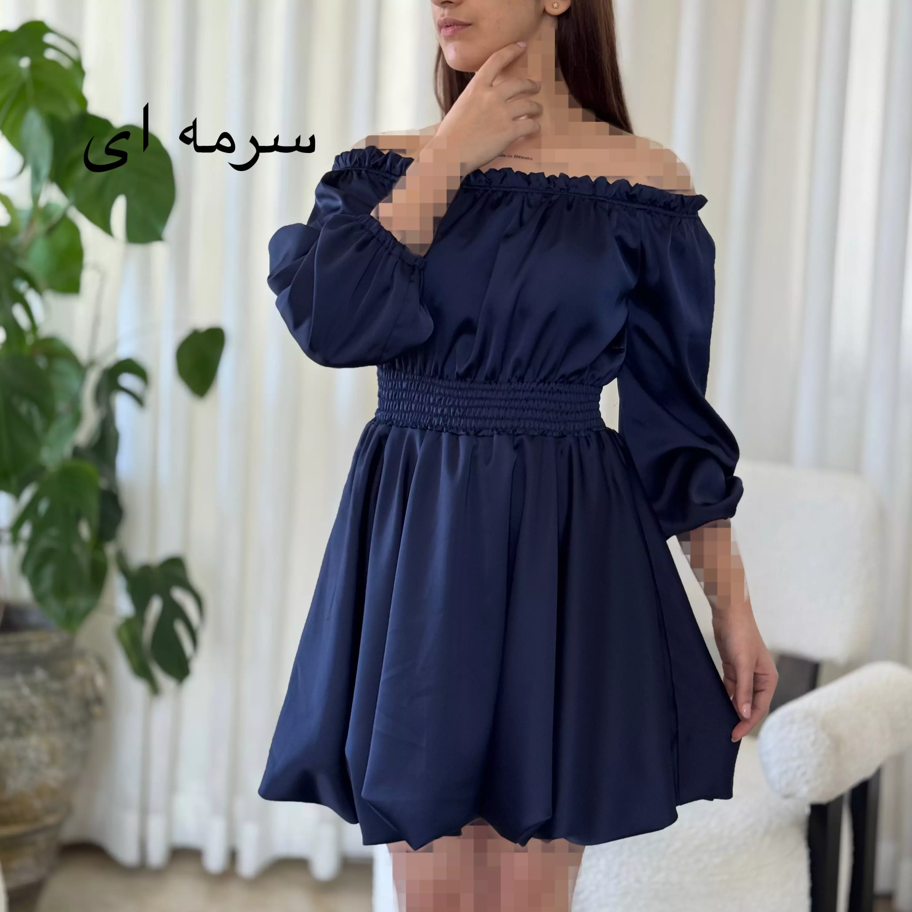 پیراهن ساتن 00211091230487