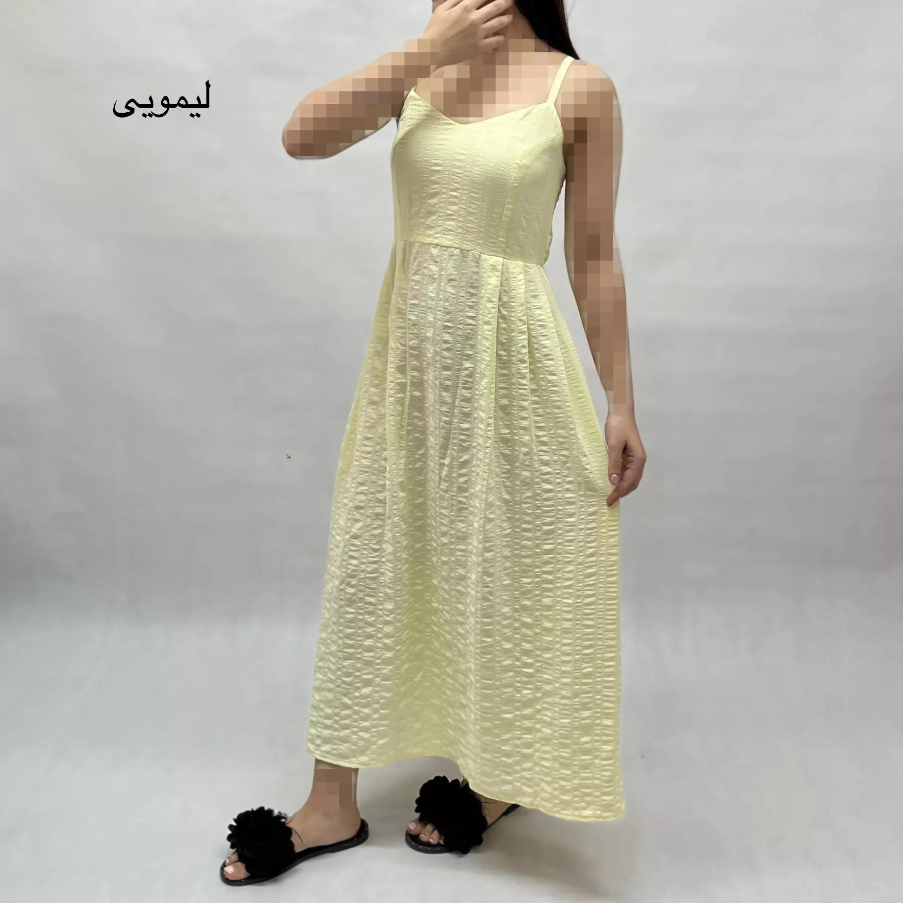 پیراهن زنانه بندی جلو پیله 0021195187