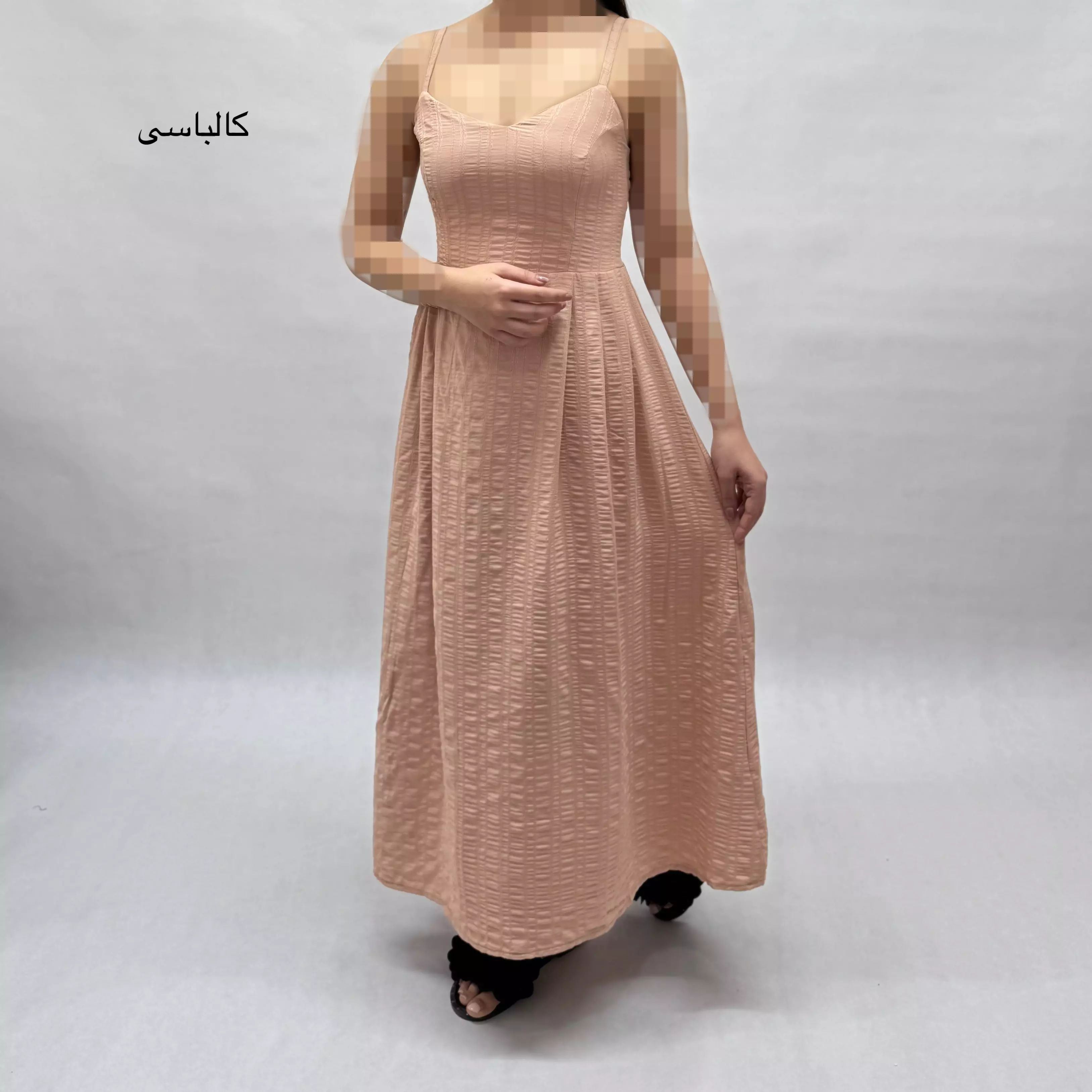 پیراهن زنانه بندی جلو پیله 0021195187