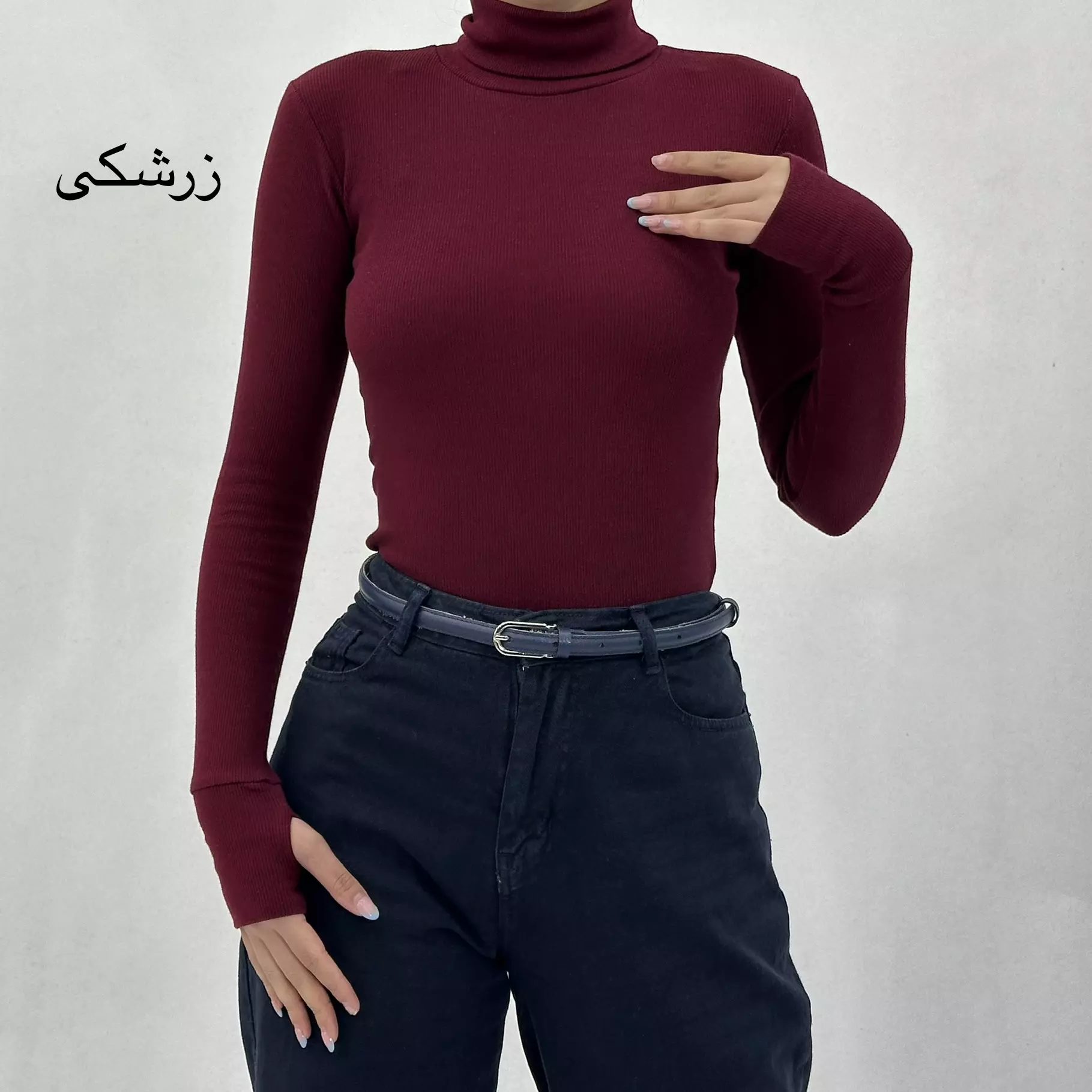 کراپ زنانه یقه اسکی | KIANA