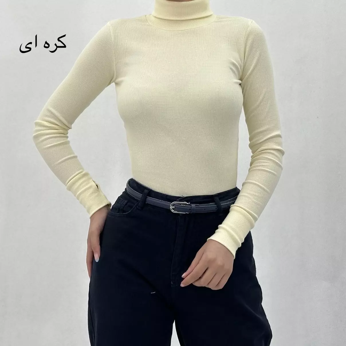 کراپ زنانه یقه اسکی | KIANA